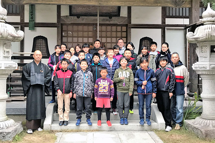 かしの木保育園　平成二十三年卒園児同窓会参禅会